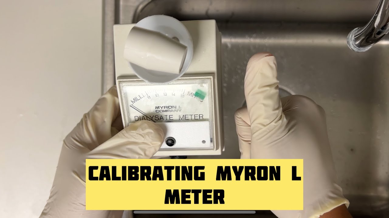 Calibrating Myron L Meter for Checking Dialysate Conductivity