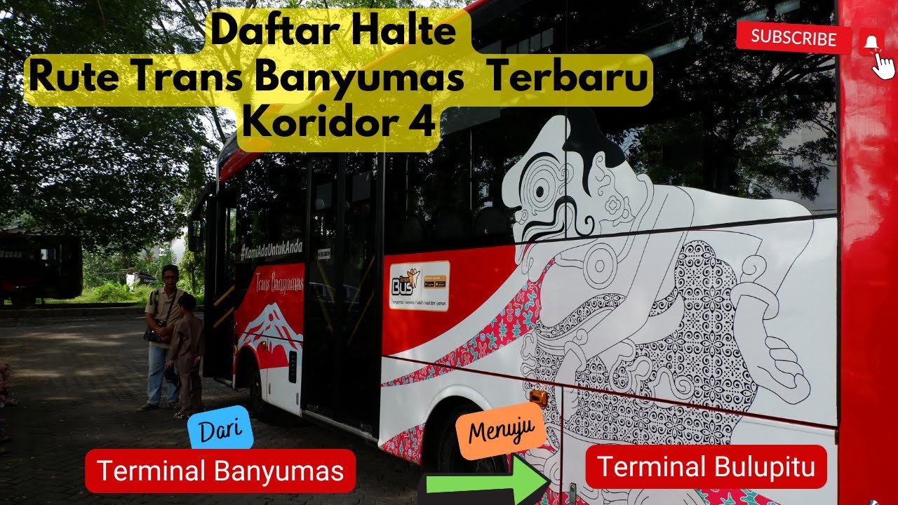Daftar Halte Rute Baru Trans Banyumas K4 (Banyumas - Bulupitu).Bisa Oper ke Trans Jateng Purbalingga