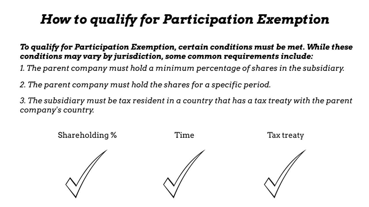 Understanding Participation Exemption - A Key to Tax Efficiency