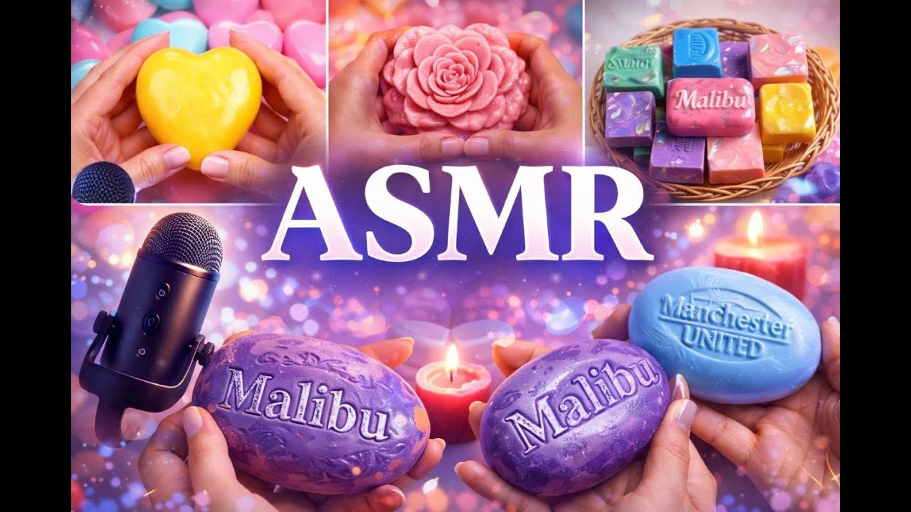 ASMR Jab&oacute;n Crujiente Relajaci&oacute;n Total #asmr #jab&oacute;n #relajaci&oacute;n #crujiente #soapasmr #shorts