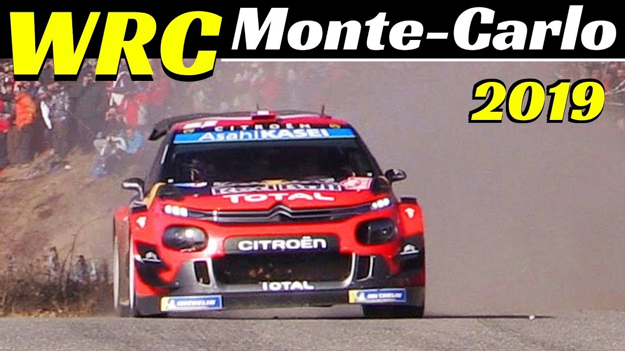 WRC Rallye Monte-Carlo 2019 - Ps10 Saint Leger Les Melèzes-La Bàtie Neuve highlights & EPIC Flatouts
