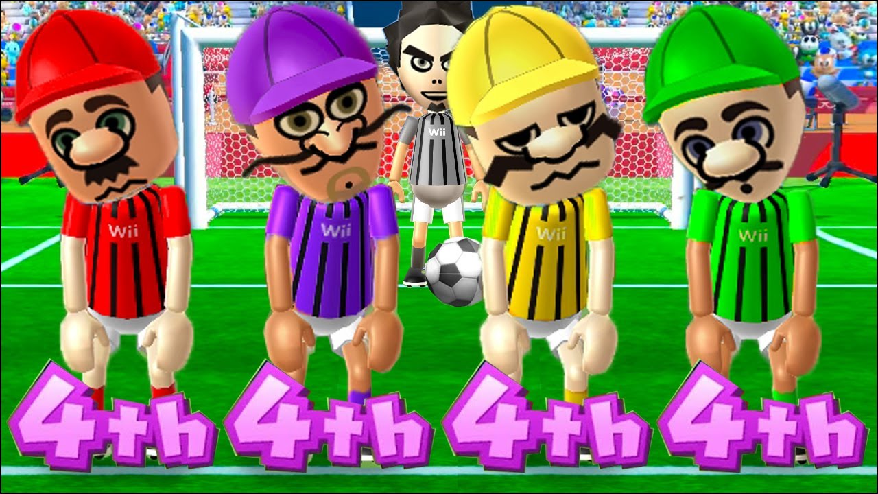 Wii Party MiniGames - Mario Vs Waluigi Vs Wario Vs Luigi (4 Players,Master Difficulty)