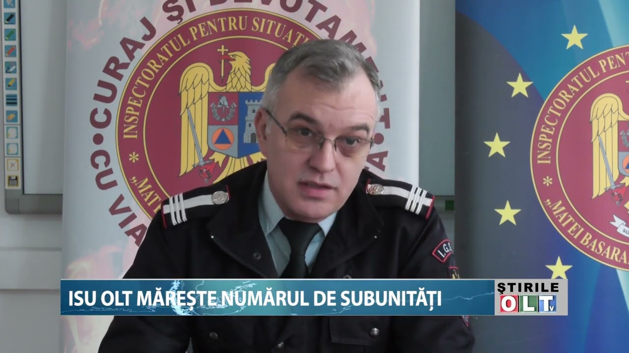 ISU OLT MARESTE NUMARUL DE SUBUNITATI