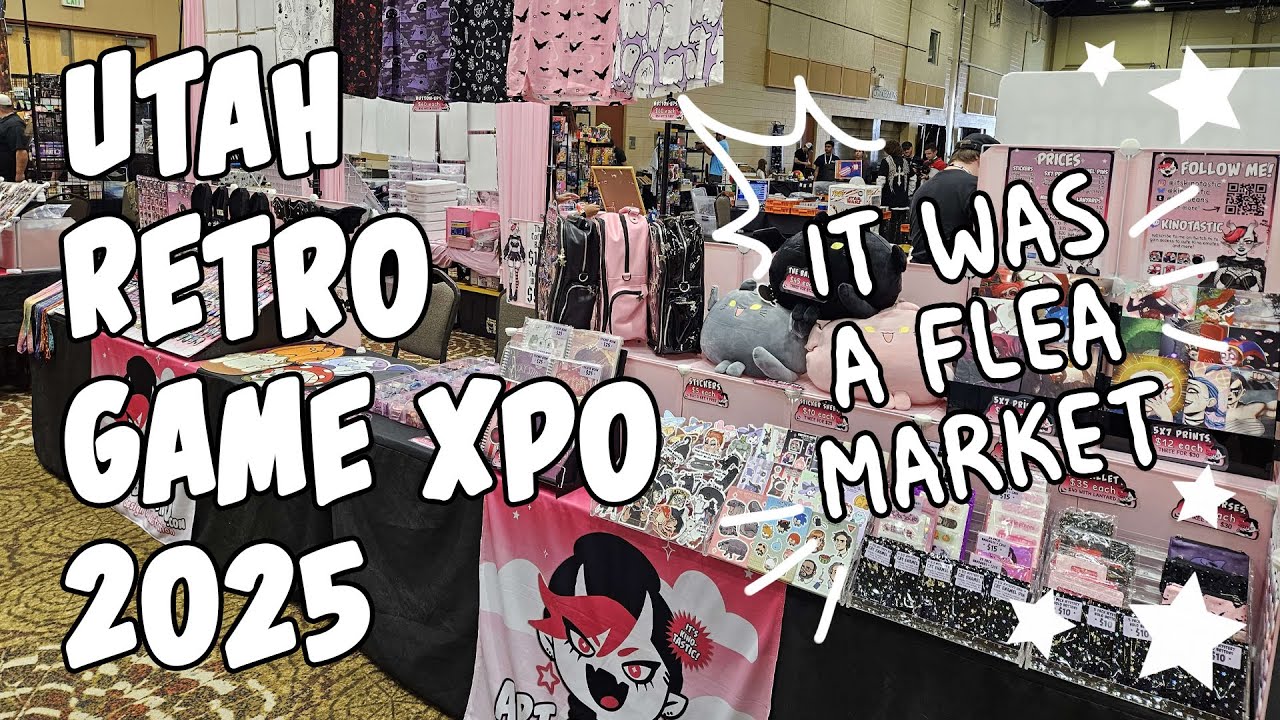 ARTIST ALLEY VLOG 014 ☆ Utah Retro Game Xpo 2025