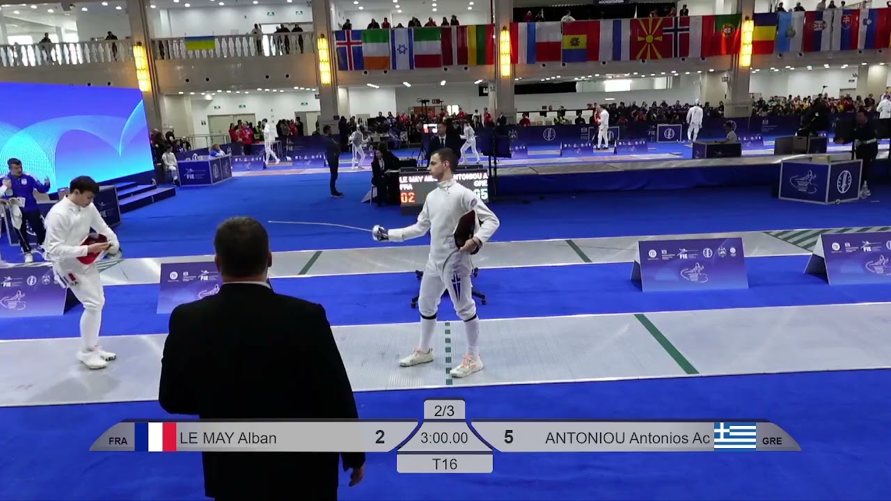 2026 133 T16 05 M E Individual  GEO Green ANTONIOU GRE vs LE MAY FRA
