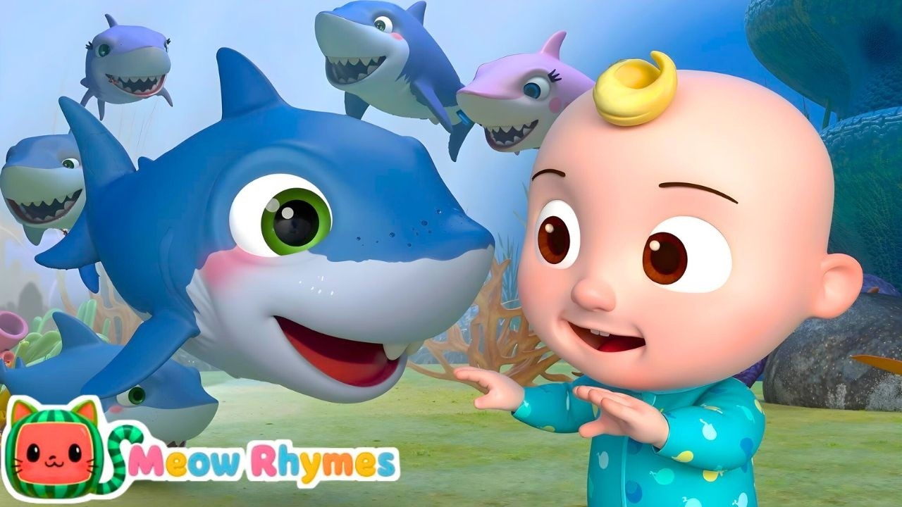Baby Shark Dance | #babyshark Most Viewed Video | Animal Songs | Meow Rhymes
