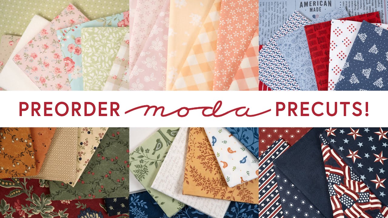 Moda Precuts Late Summer 2025 Available to Preorder at Shabby Fabrics