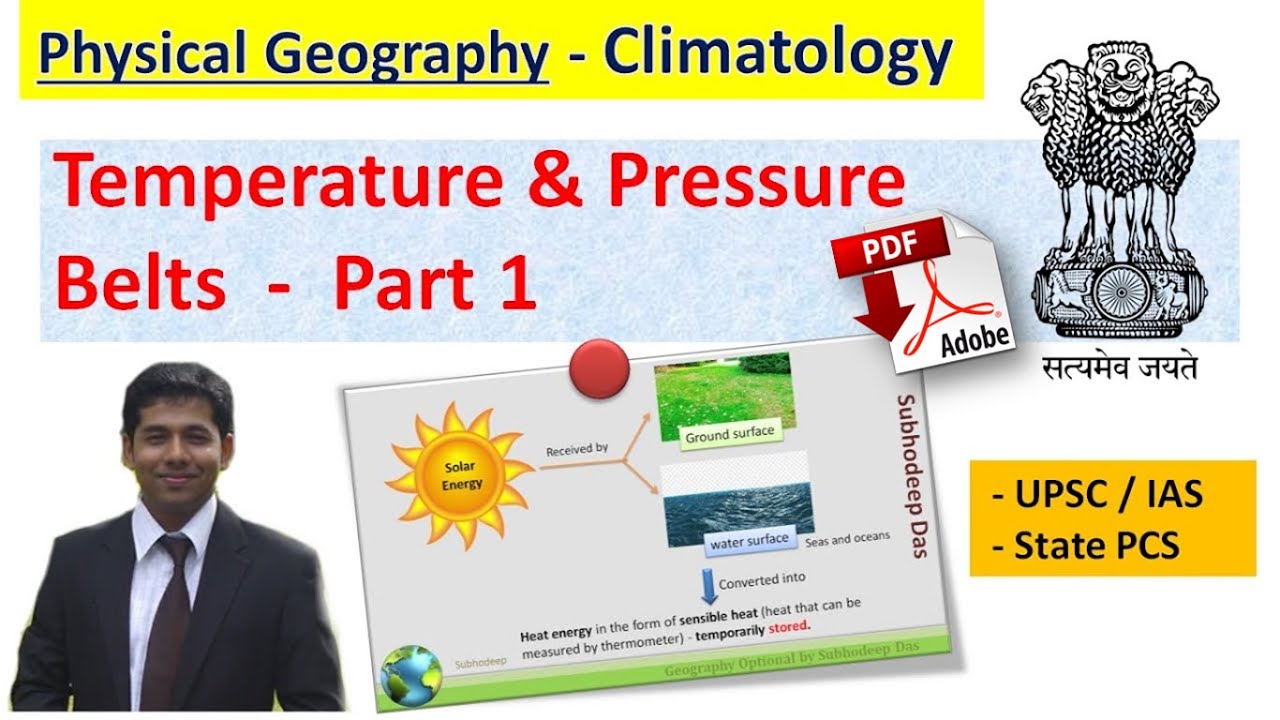 Temperature and Pressure Belts (Part 1) - Geography Optional - UPSC & State PCS - Subhodeep Das