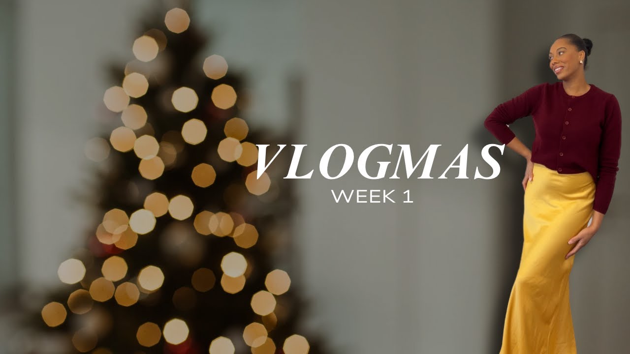 VLOGMAS  week 1 | Getting ready for Christmas