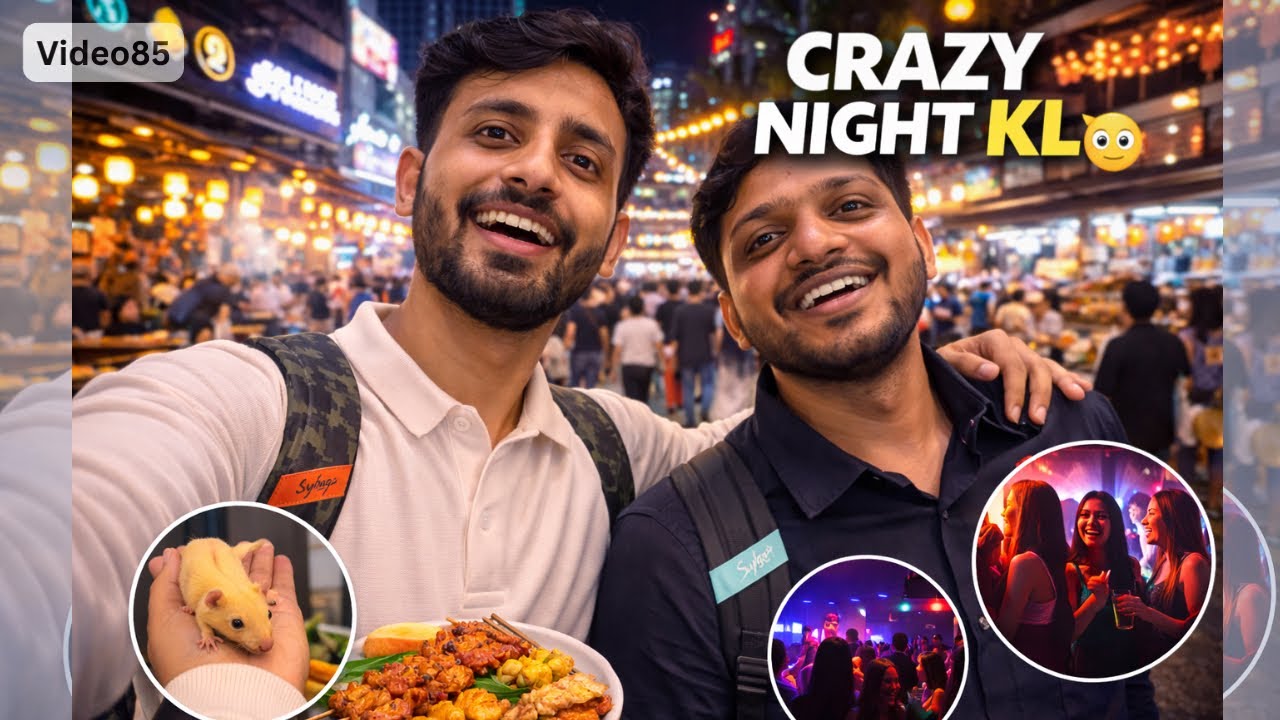 Crazy Night Life in Kuala Lumpur 😳 | Bukit Bintang + Jalan Alor Street Food