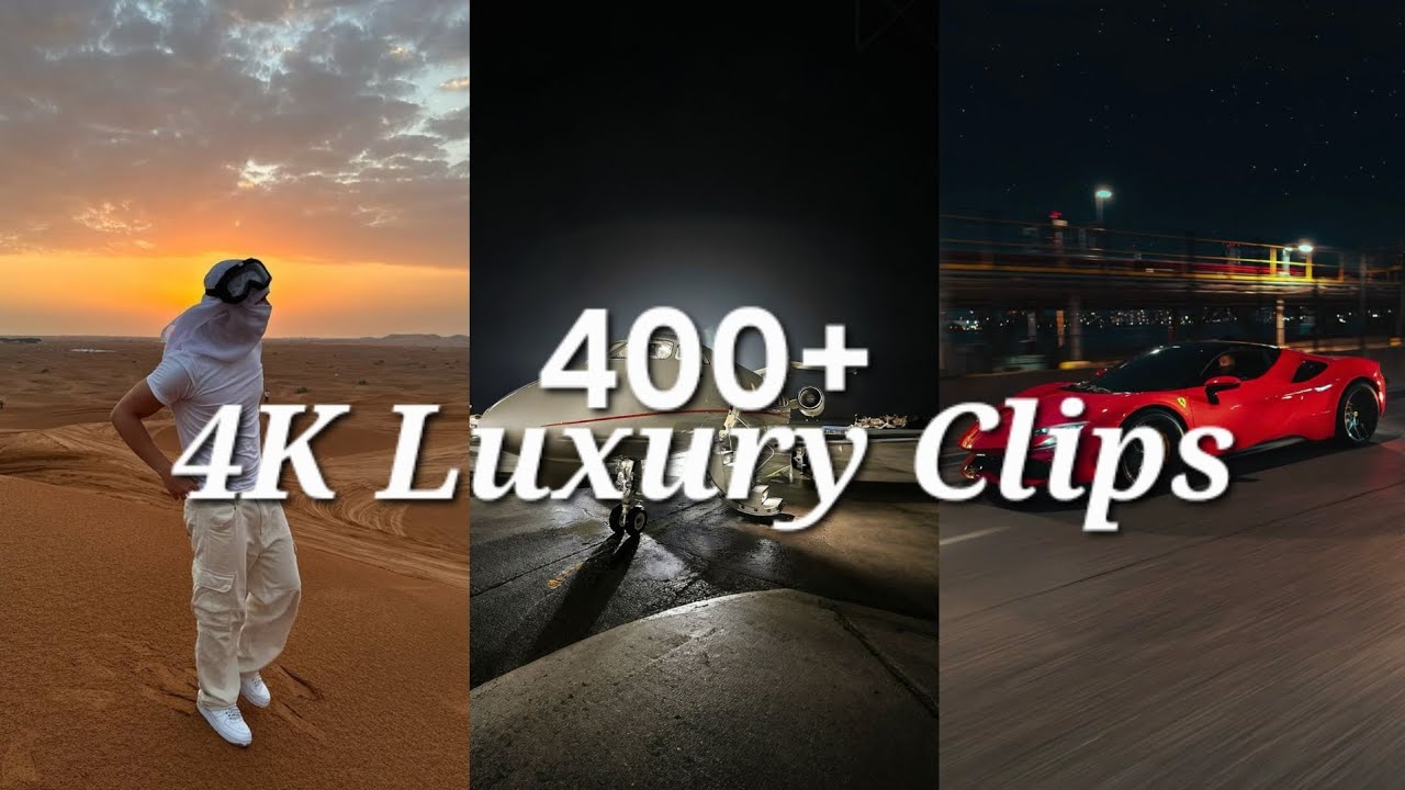 Free 4K Luxury Lifestyle Clips/Videos For Edits || No Copyright