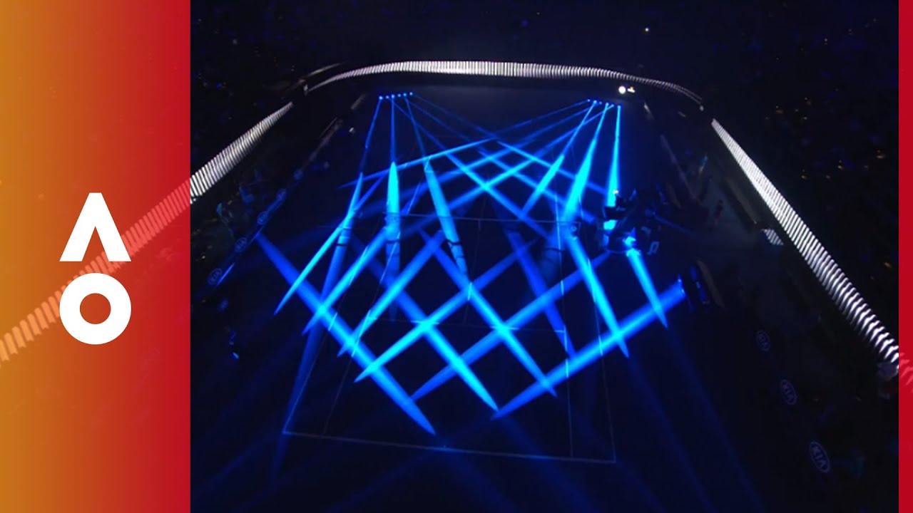 Rod Laver Arena light show spectacular | Australian Open 2018