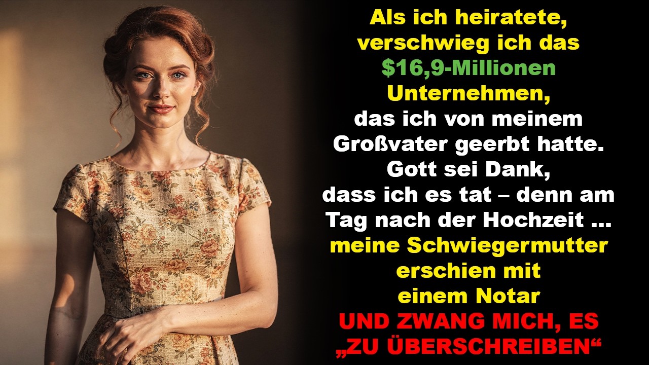 Vor der Hochzeit verschwieg ich meine 16,9-Mio.-Firma – gut so, dann kam die Familie mit Notar