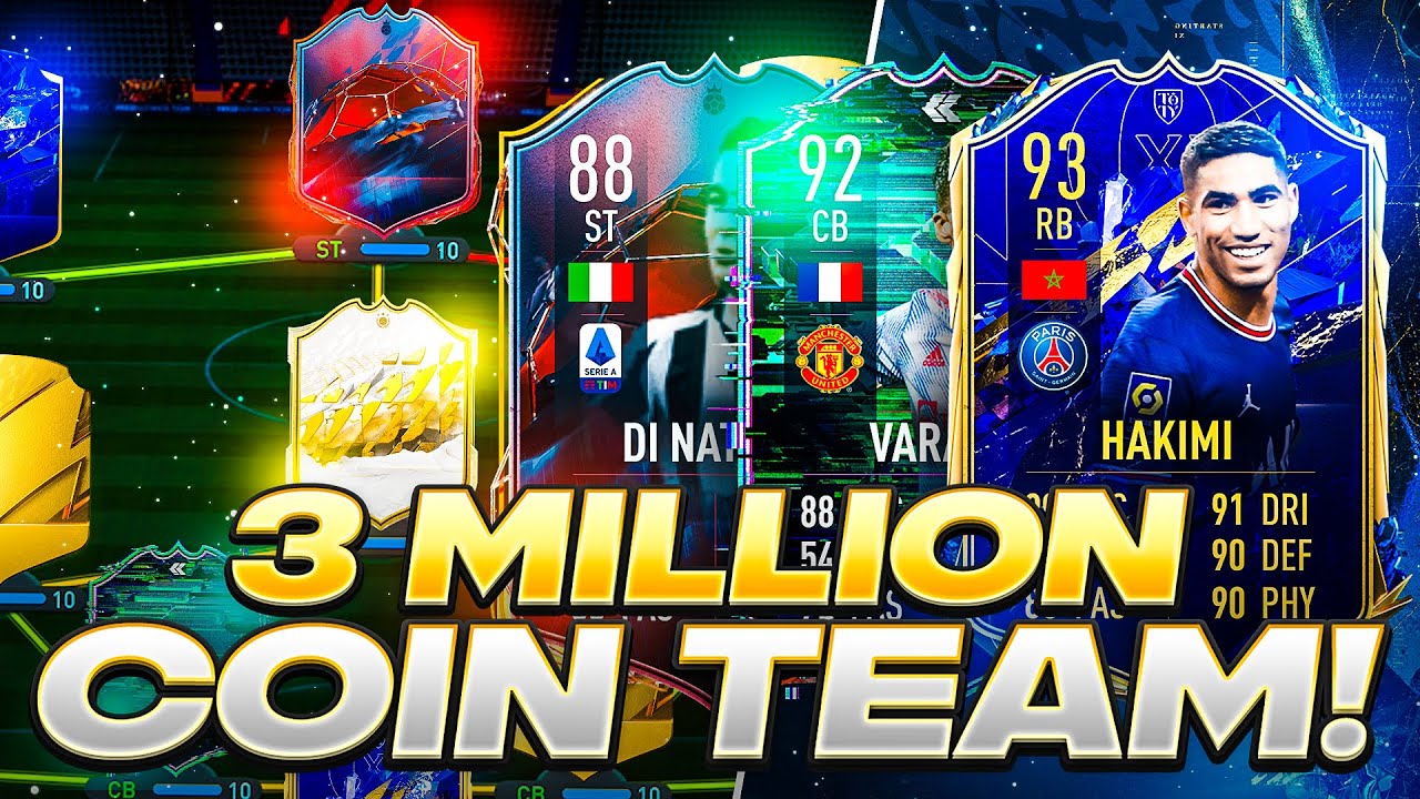 My NEW Meta Hybrid 3 MILLION COIN Team In FIFA 22 (FUT 22)