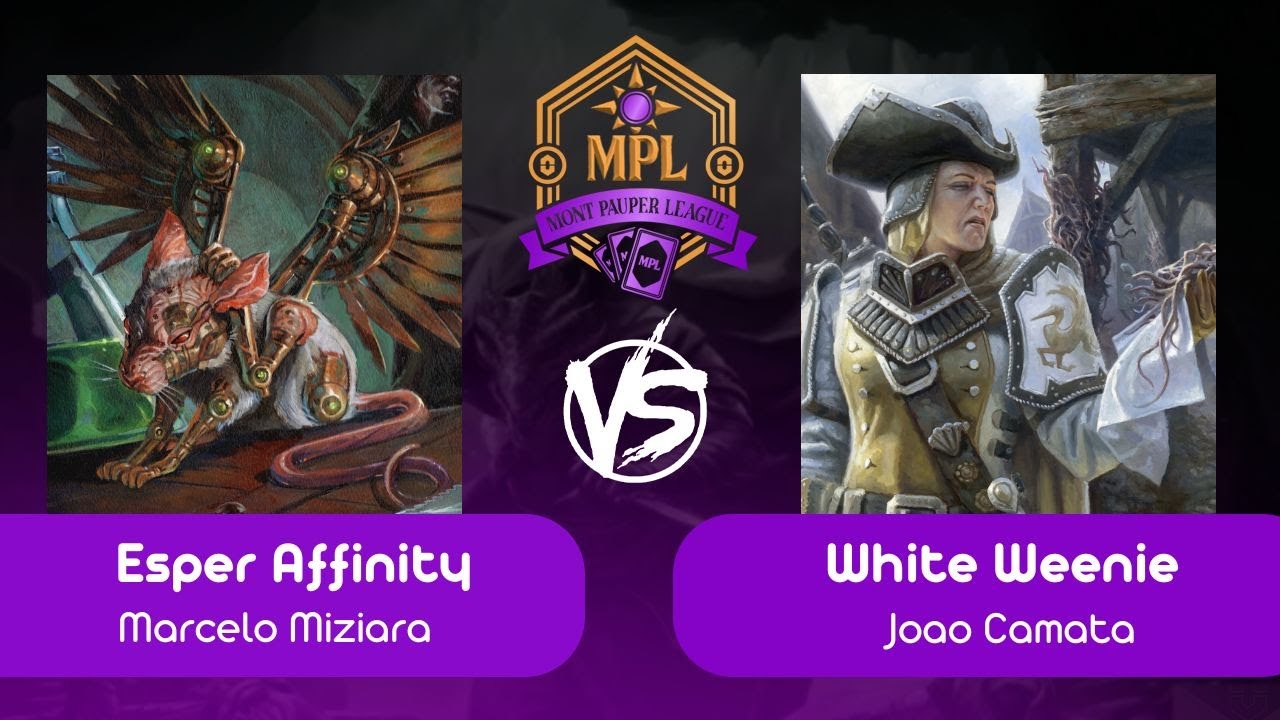 [Pauper 15K Mont] Esper Affinity VS White Weenie (R 05 - 04/10/2025)