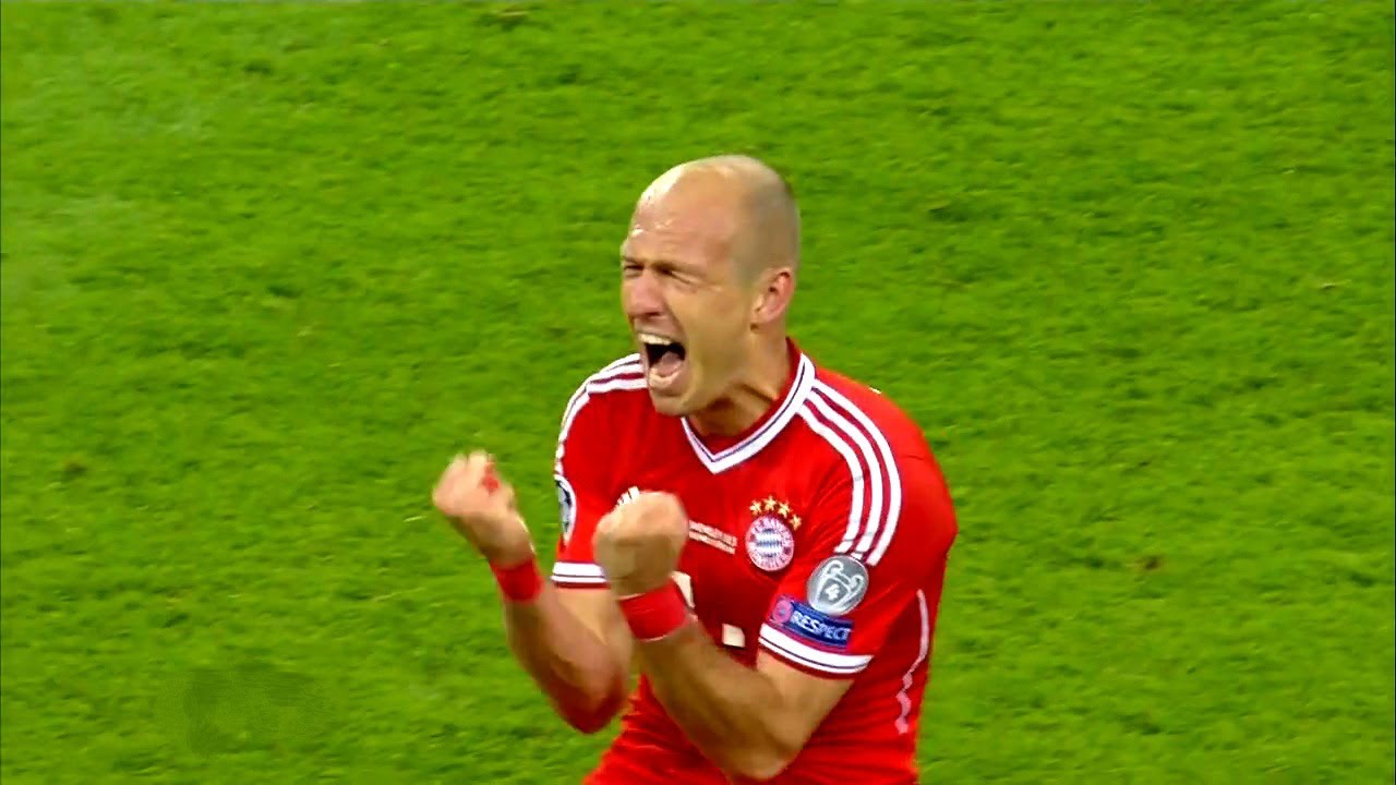When Robben Won UCL For Bayern vs Borussia Dortmund - Final 2013