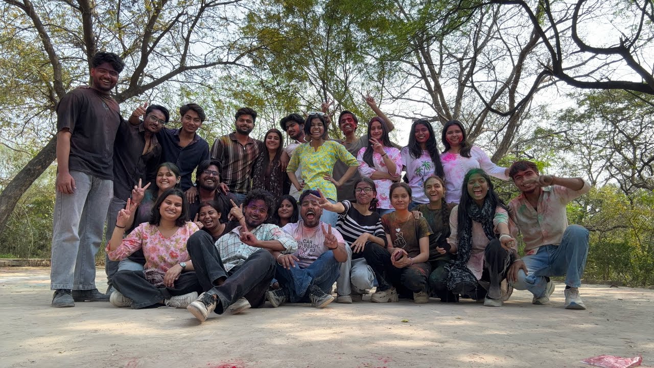 Holi in college💗😀 #vlog05#Happyholi#share#like#comment