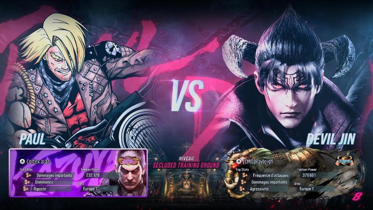 TEKKEN 8 (SEASON2) Cortex alaa (Paul) vs (Devil Jin) [CMD]Rayleigh Matches
