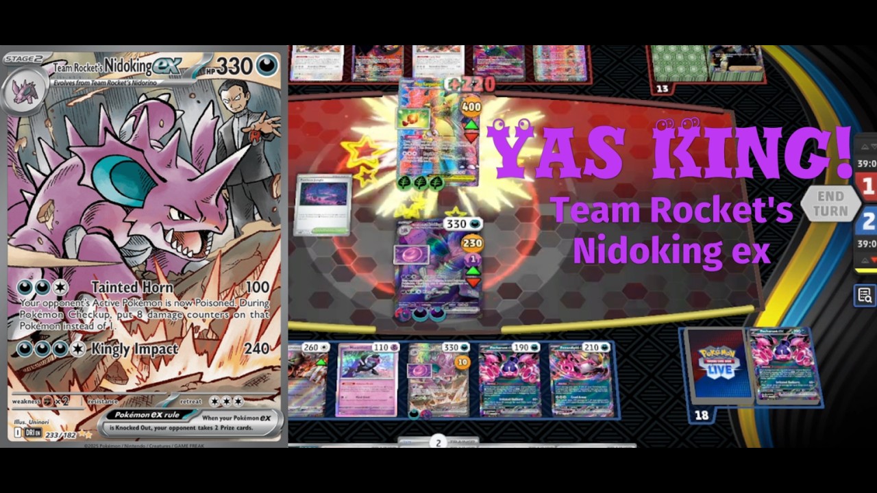 Post Rotation Team Rocket's Nidoking ex Profile!