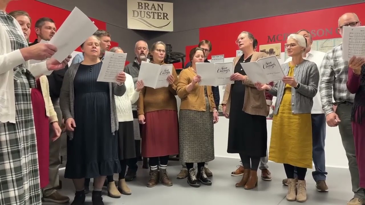 Mennonite Choir singing “Silver Stars”.  12-14-24.