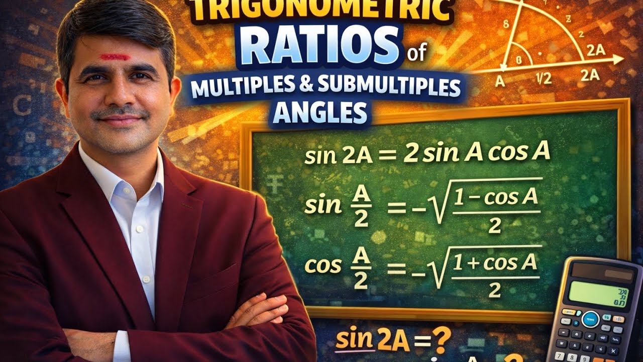 Trigonometric ratios are multiples and submultiple angles complete proofs