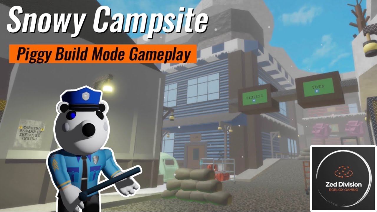 ROBLOX PIGGY SNOWY CAMPSITE REMAKE! (Piggy Build Mode)
