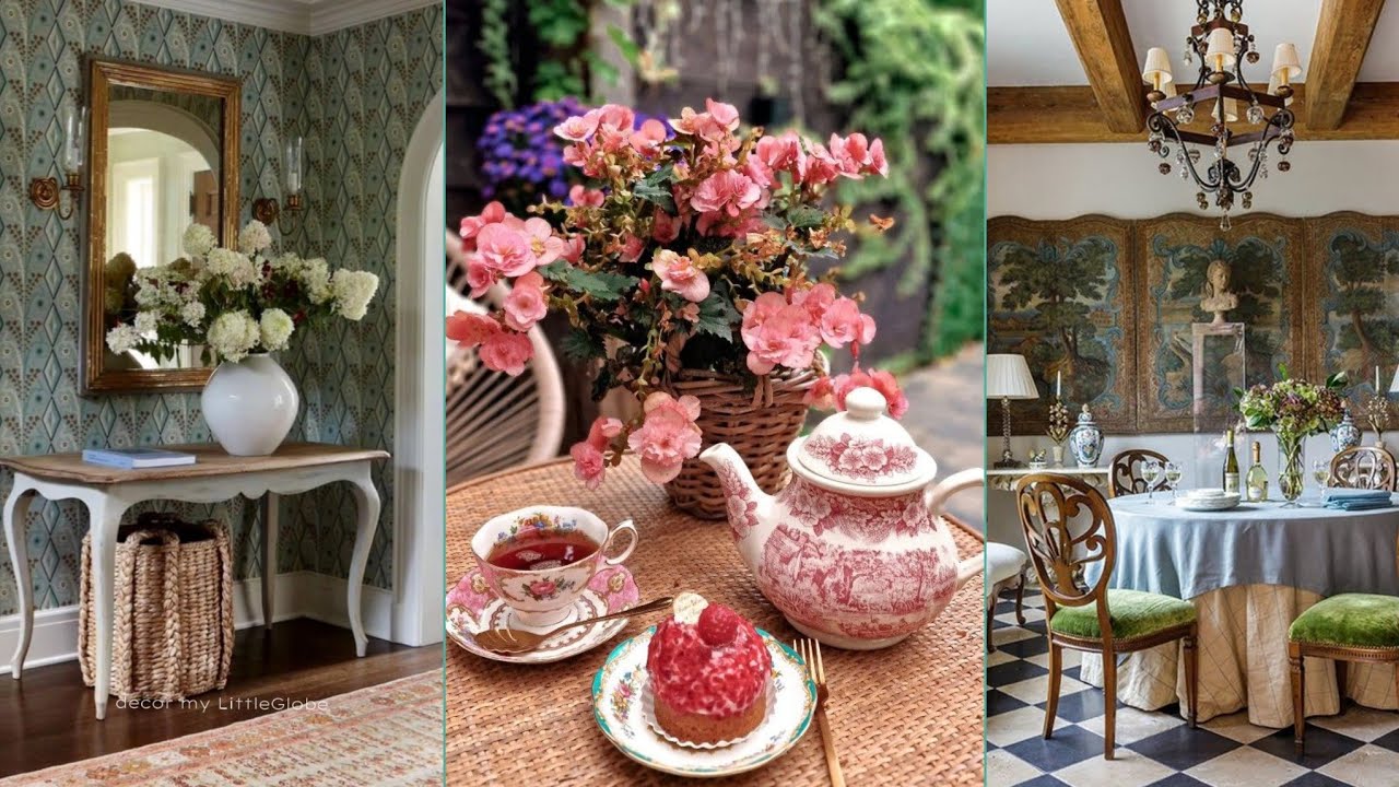 Vintage Meets Classic: English Country Cottage Interior Design Ideas. #englishcountryside #vintage