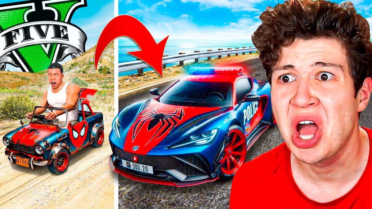 MEJORANDO COCHES de SUPERHÉROES en GTA 5! 🚘🦸 (Mods)