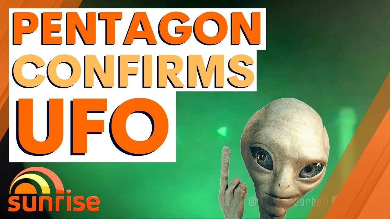 UFO caught on camera: Pentagon confirms leaked images and video are real | 7NEWS