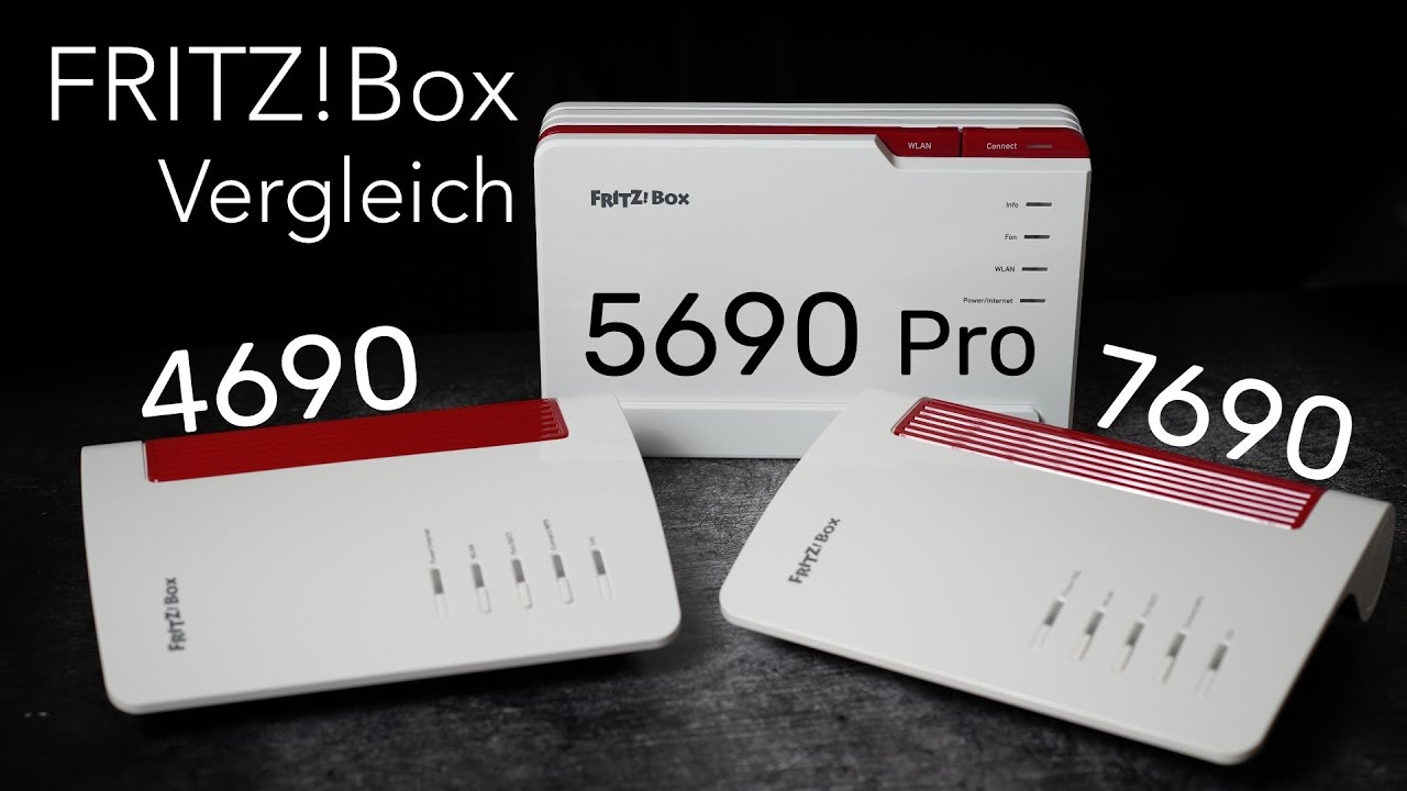 FRITZ!Box 4690 vs 5690 Pro vs 7690 im Test
