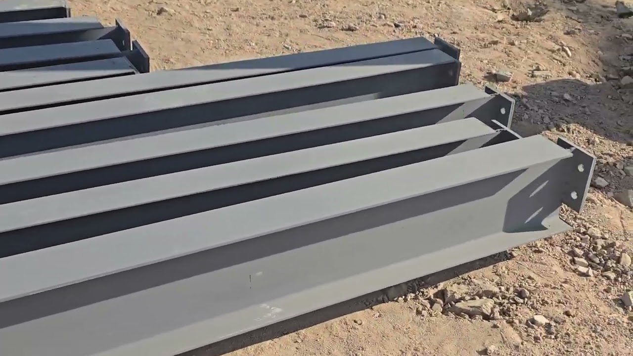 بدء تركيب هنجر مظلة البنزين بمشروع محطة محروقات