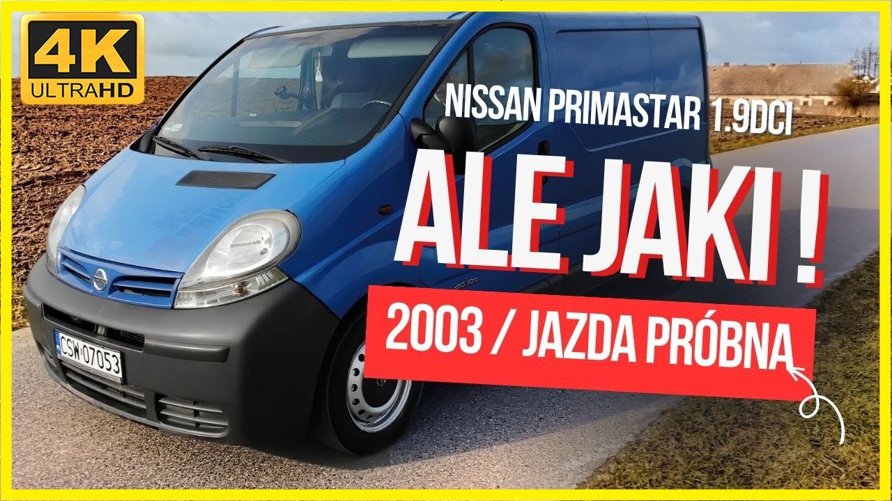 NISSAN PRIMASTAR 1.9 TD / DCI 101KM (2003) - JAZDA PR&Oacute;BNA