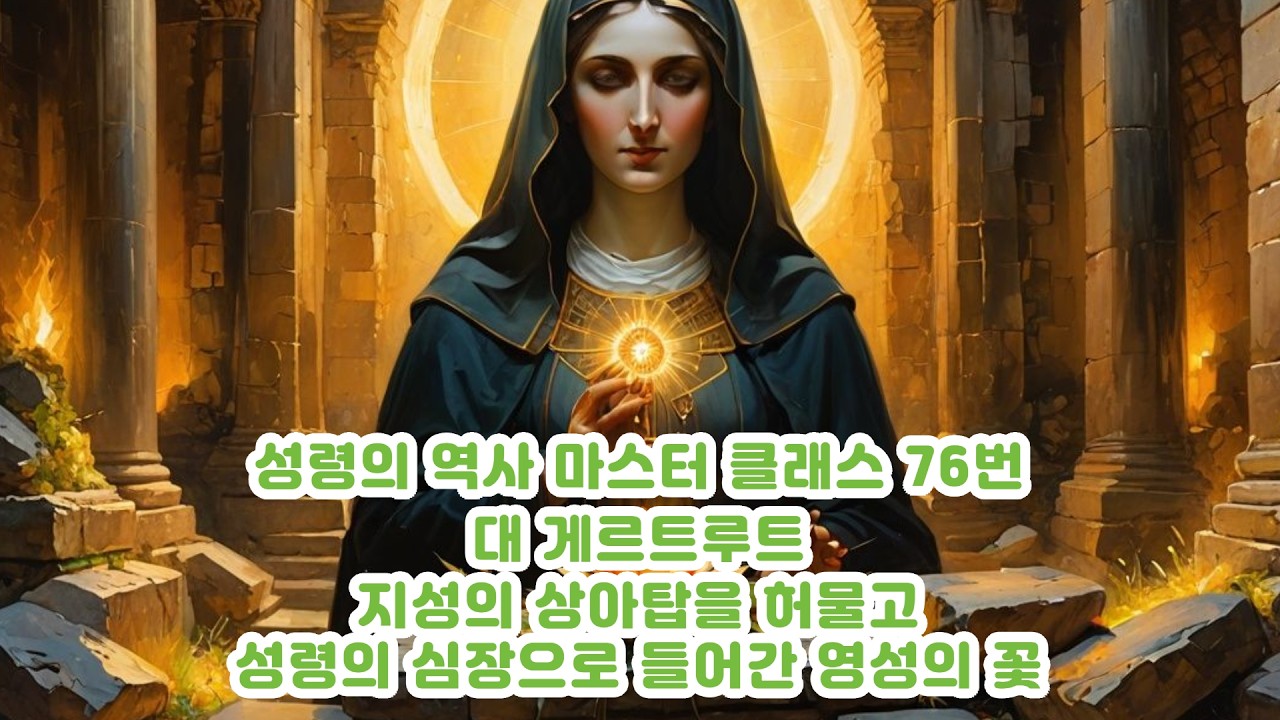 성령의 역사 마스터 클래스 76번 대 게르트루트 지성의 상아탑을 허물고 성령의 심장으로 들어간 영성의 꽃