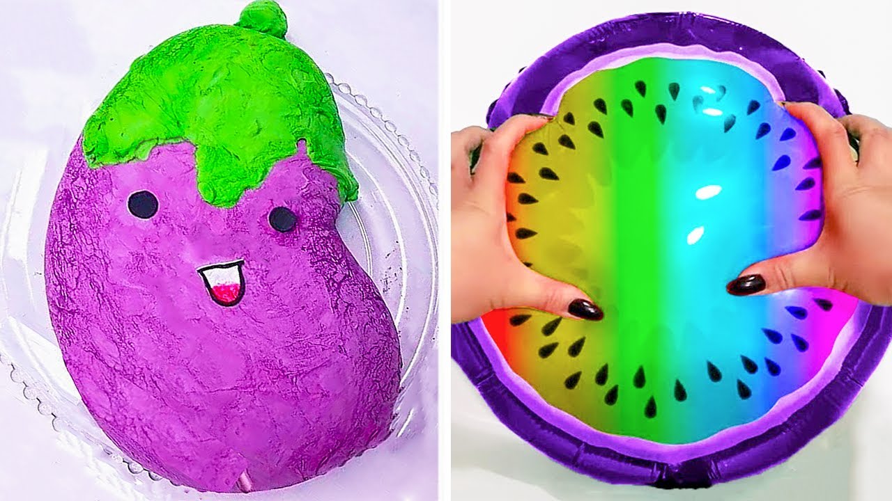 Удовлетворяющая слизь Slime ASMR | Расслабляющее видео слизи # 2365