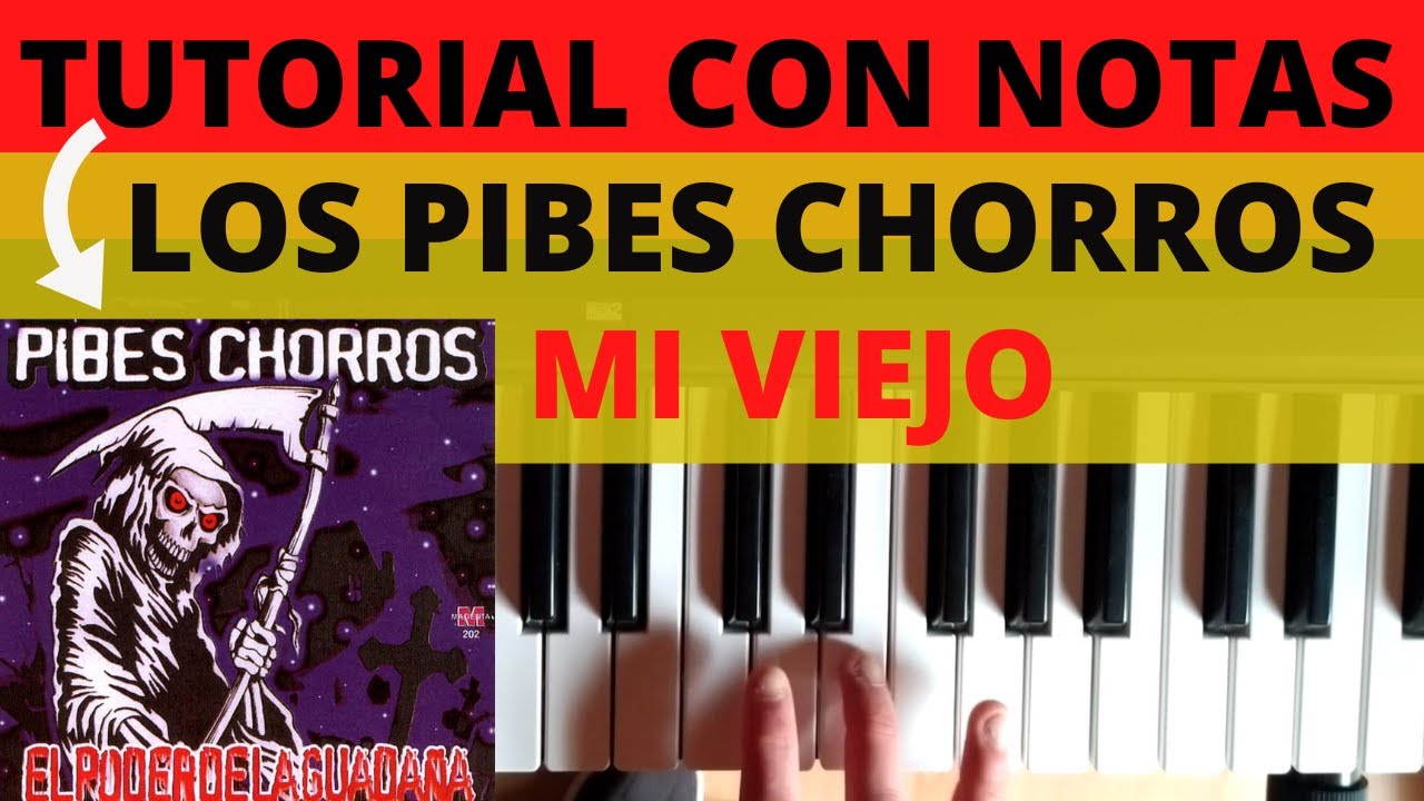 🎹Mi viejo - Los Pibes Chorros // TECLADO TUTORIAL