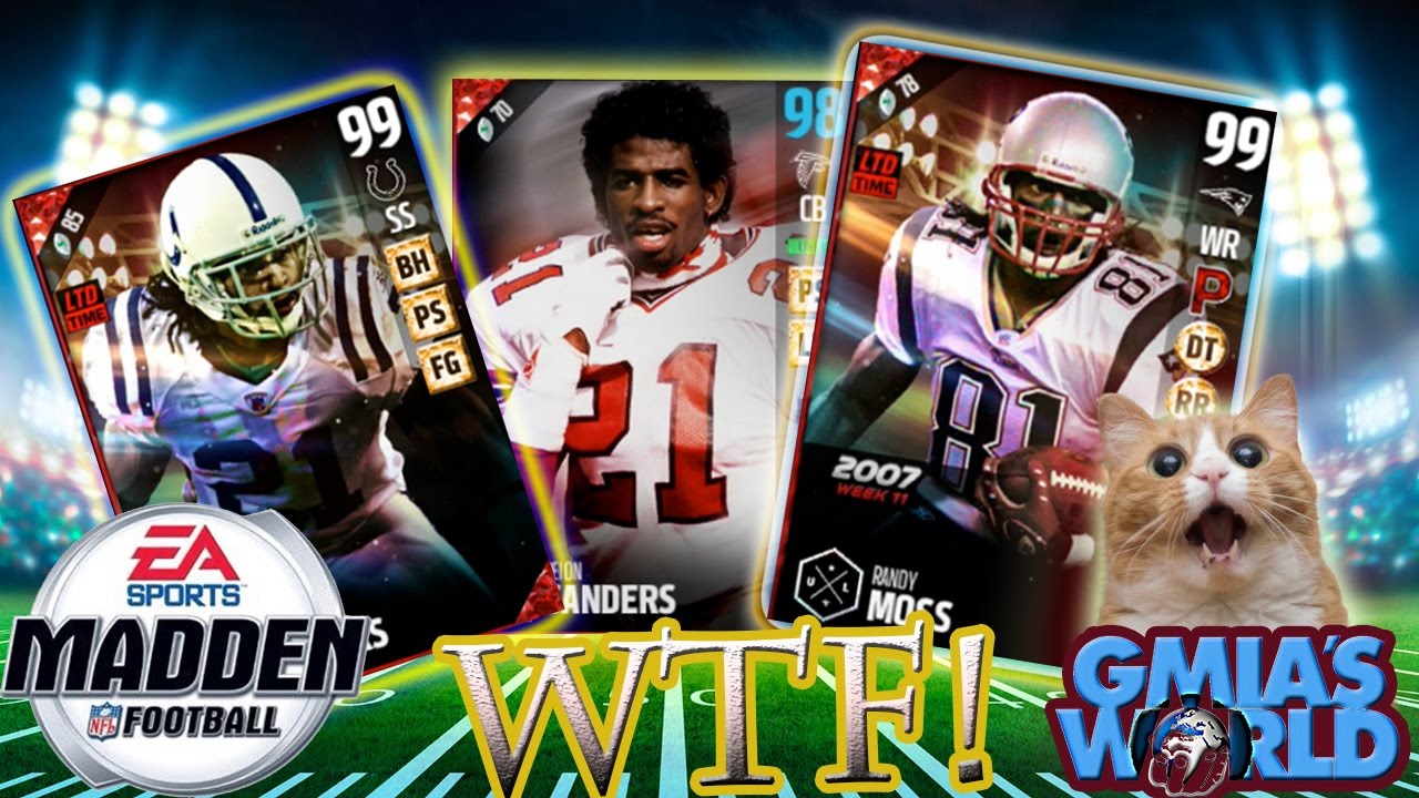99 BOB SANDERS IS FASTER THAN RANDY MOSS & DEION SANDERS! OMG EA! | MADDEN 17 ULTIMATE TEAM