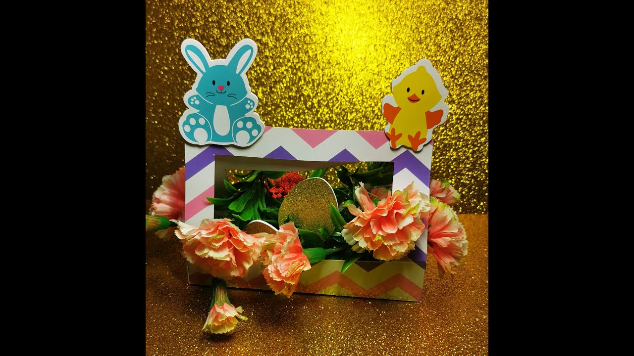 Osterkorb einfach #basteln #ostern #art