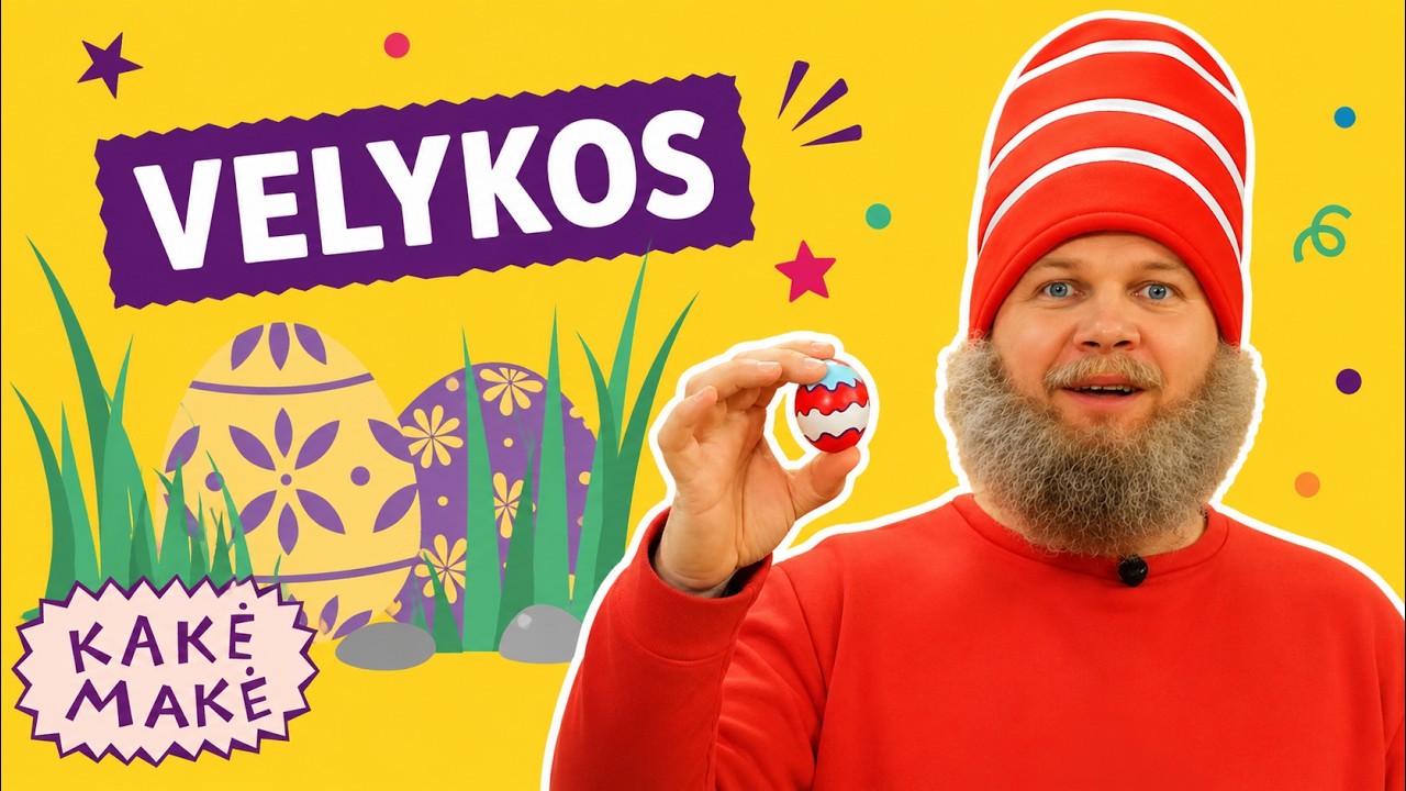 Kakė Makė ruošiasi Velykoms. Ką pasakė Kakė Makė?