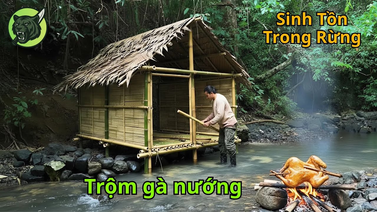 Sinh Tồn Trong Rừng Việt Nam - Làm bẫy Thú, Săn Bắt Hái Lượm | Dã Thú Review