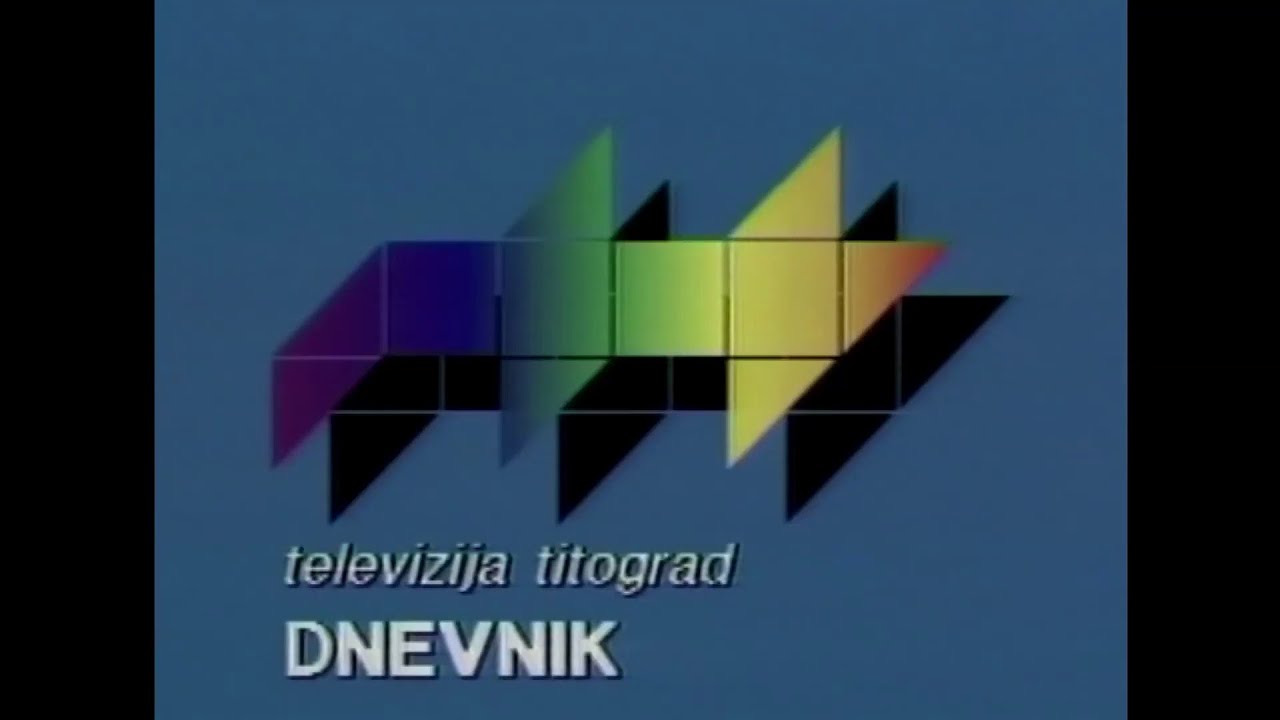 Televizija Titograd Dnevnik (Latin, mid 80s-1991 intro)