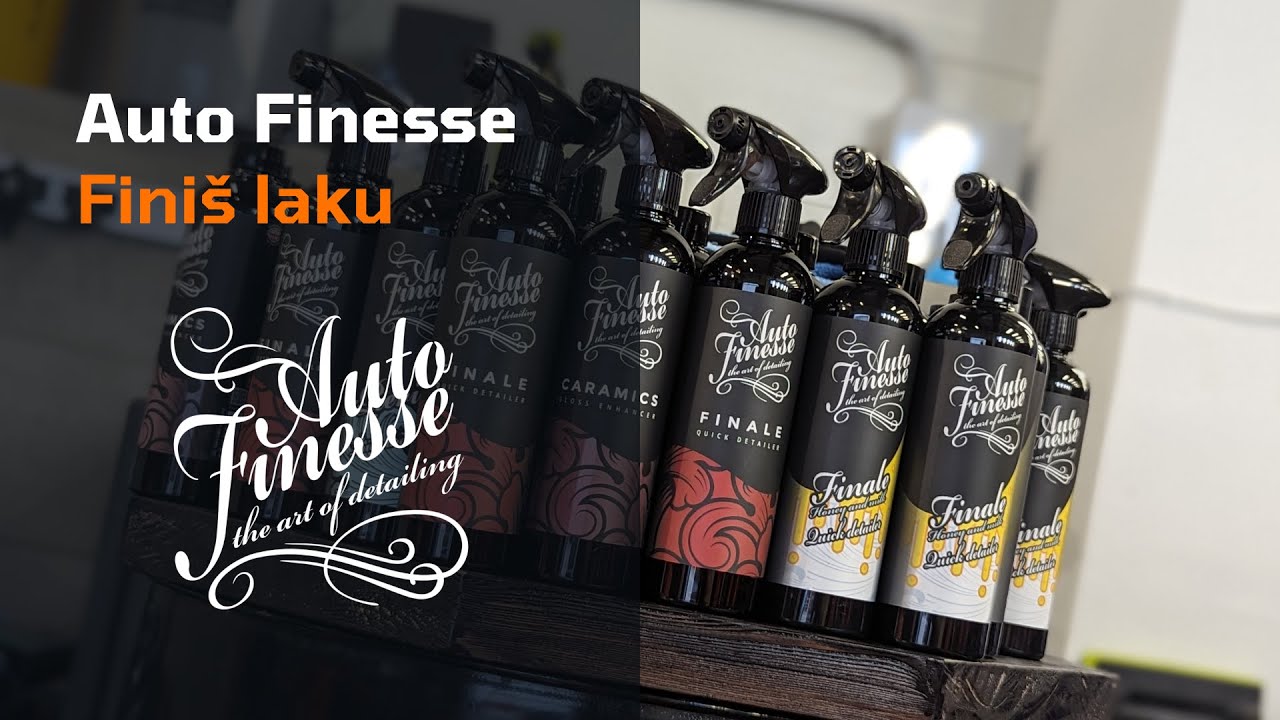 Auto Finesse - finiš laku po mytí, detailer a oživovač plastů. Nic dalšího není potřeba