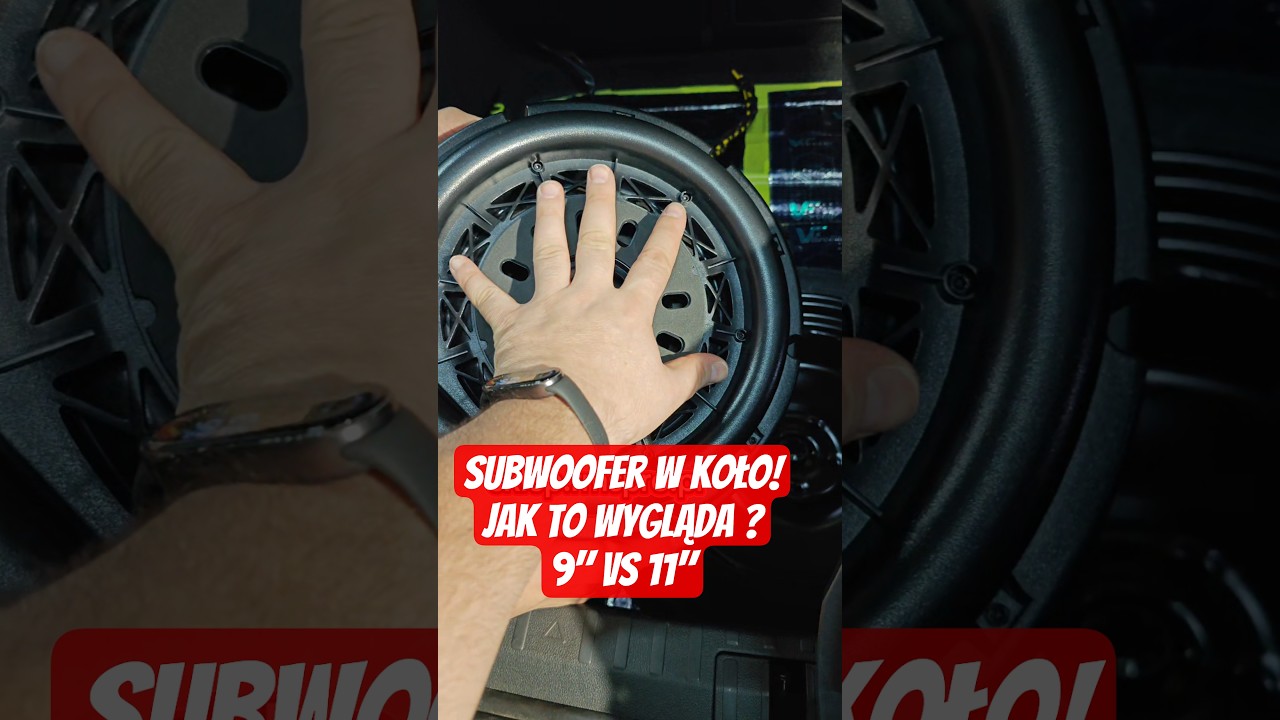 Subwoofer w kole ! Jak to wygląda? specyfikacja 9