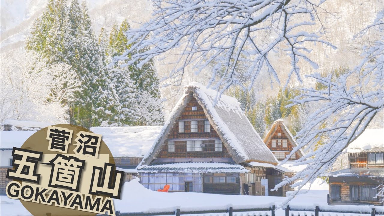 冬の五箇山菅沼｜Walk around the beautiful world heritage village｜世界遺産の合掌造り集落｜Gokayama,Toyama,Japan.