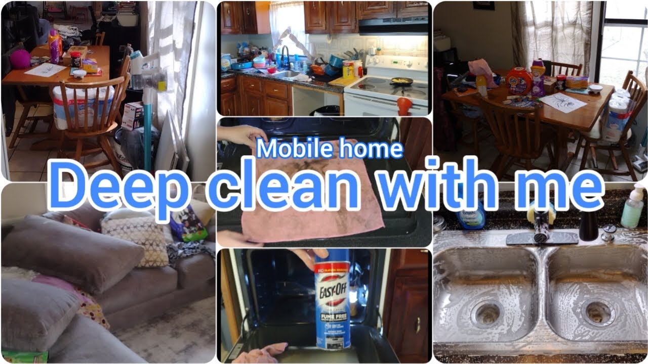 MOBILE HOME DEEP CLEAN WITH ME | MOTIVATING Speed Cleaning | Homemaking