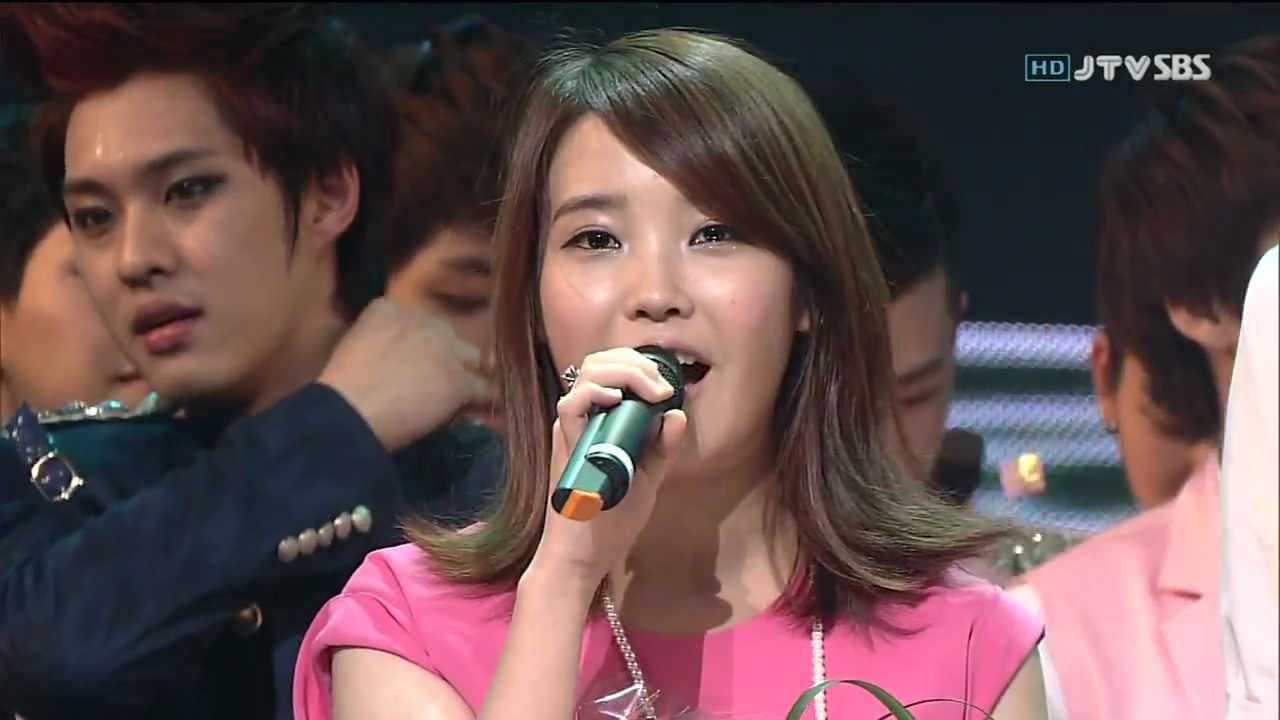 [100627] Inkigayo - Mutizen + Encore ( IU & Seulong)
