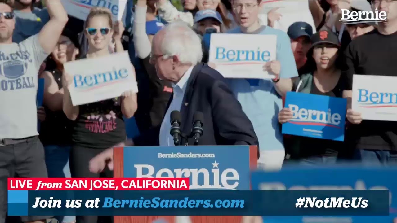Bernie 2020 Rally In San Jose, California