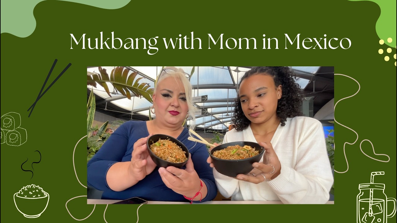 Mukbang with mom