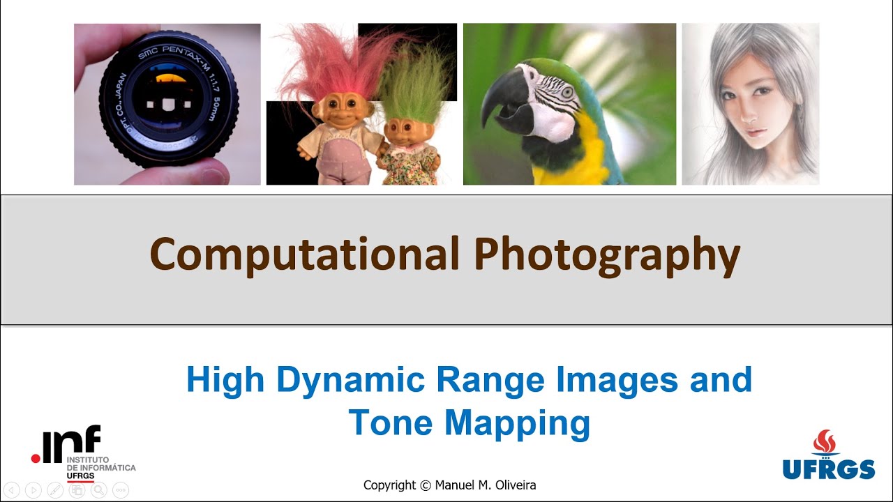 Imagens com Alta Faixa Dinâmica e Algoritmos de Tone Mapping
