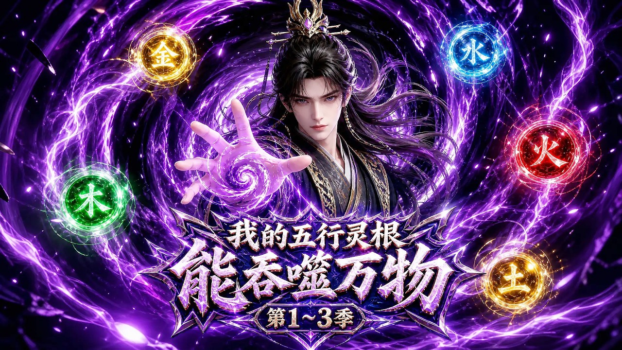 第1~3季丨精彩動漫來襲！廢材小夥覺醒吞噬能力，​​一路吞噬把廢靈根進化成神品。 #動漫 #修仙