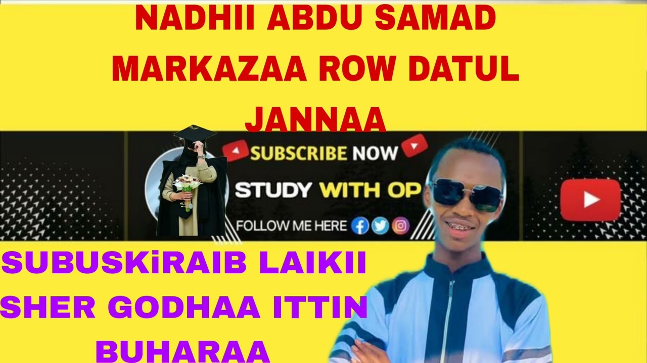 NADHII ABDU SAMAD MARKAZAA ROW DATUL JANNAA